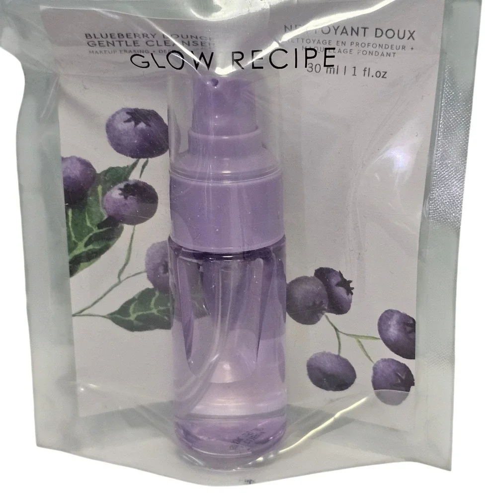 Glow Recipe‎ Blueberry Bounce Gentle Cleanser Hydrating 30mL 1oz. Travel Size